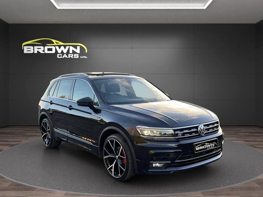 test22018 Volkswagen Tiguan 2.0 TDI R-Line SUV r Diesel DSG 4Motion Euro 6 (s/s) (150 ps) Diesel Automatic *** FINANCE AVAILABLE* PAN ROOF *** – Brown Cars Newry