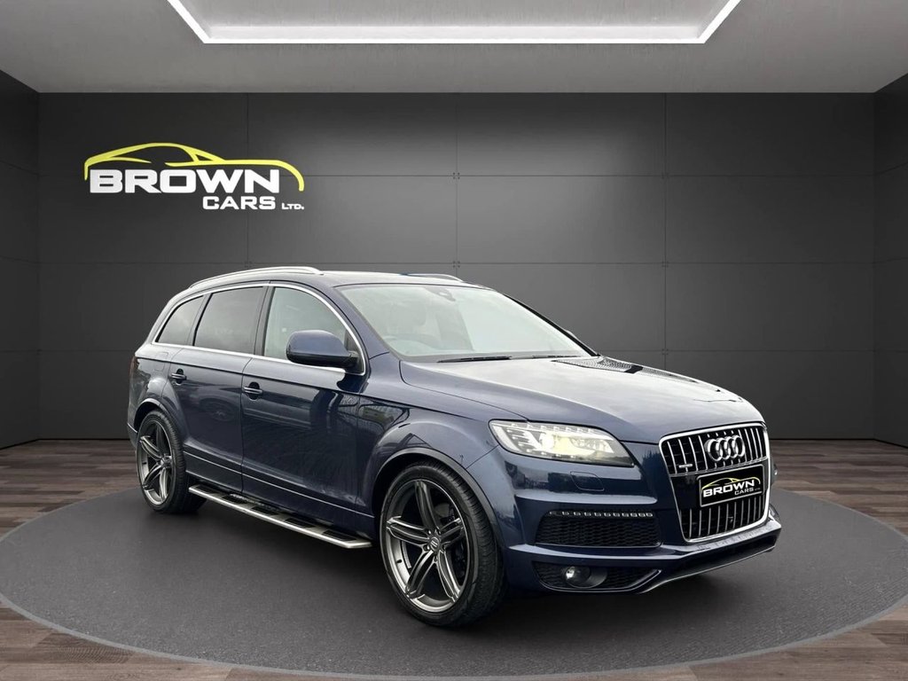 test22014 Audi Q7 3.0 TDI V6 S line Plus SUV r Diesel Tiptronic quattro Euro 5 (s/s) (204 ps) Diesel Automatic *** FINANCE AVAILABLE *** – Brown Cars Newry